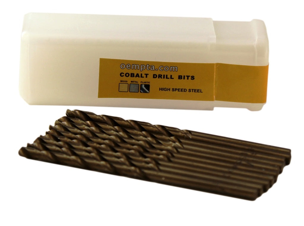 1/4" Cobalt Drill Bit - 10 Pack